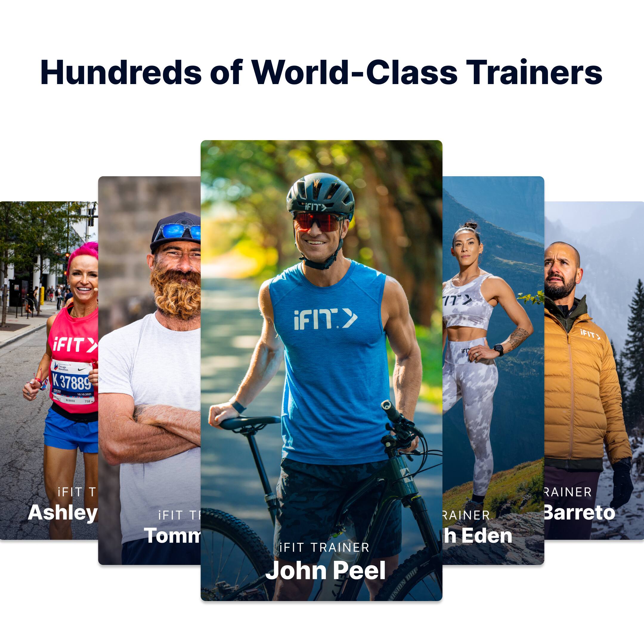 Hundreds of World-Class Trainers:

1. Ashley
2. Tom
3. John Peel
4. Steve Barreto
5. Eden