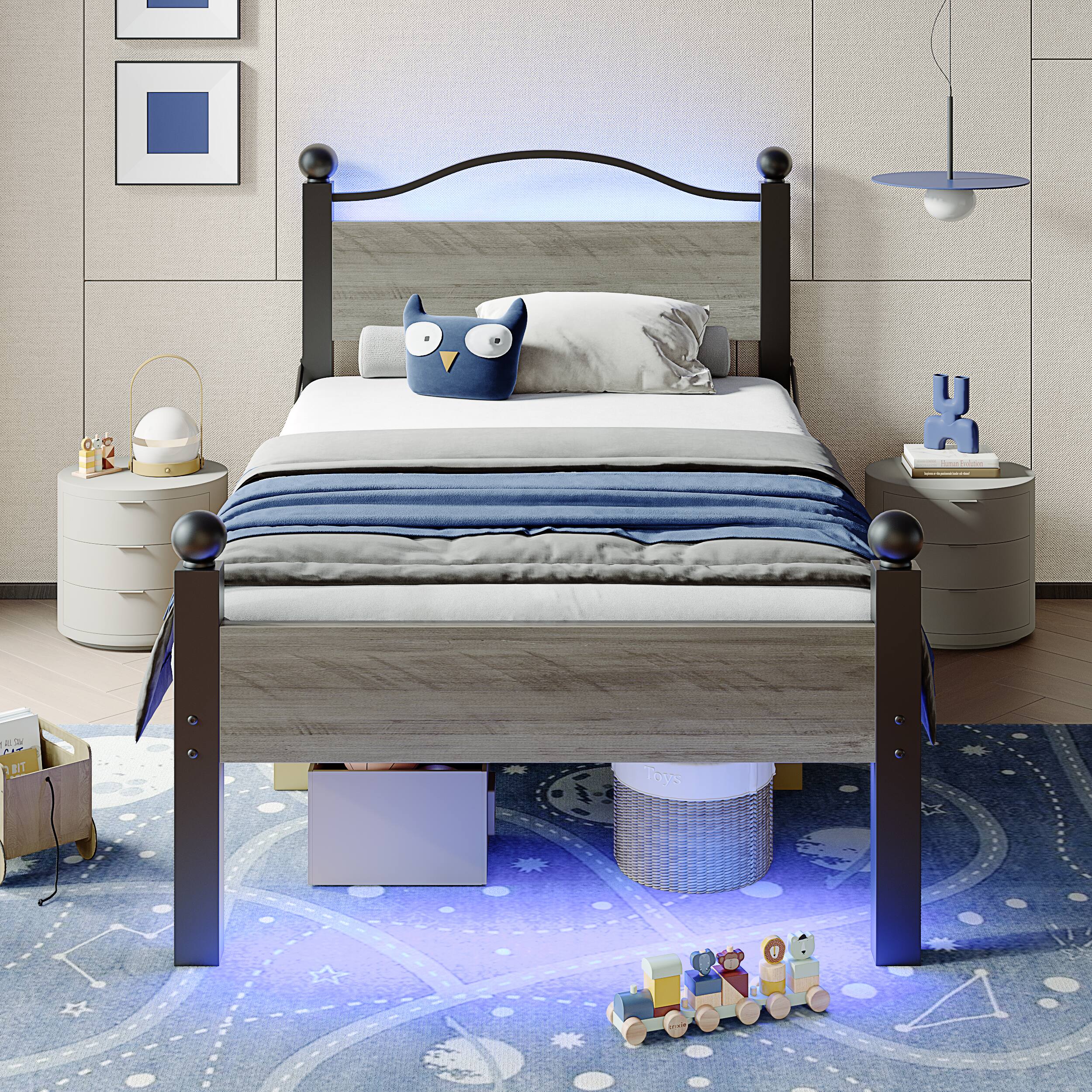 The text on the image is "H S LDN WV BIT Toys U main."