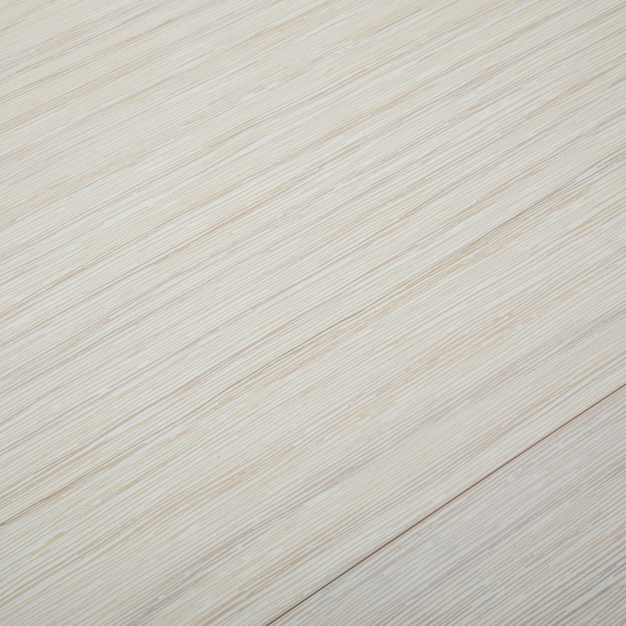 Alt View 4. Plank+Beam - Modern Solid Wood Dining Table - 1219mm/48in, White Sand Wirebrush - White Sand Wirebrush.