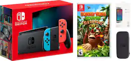 Switch Bundle With Accessories & Donkey Kong Game - Nintendo Switch