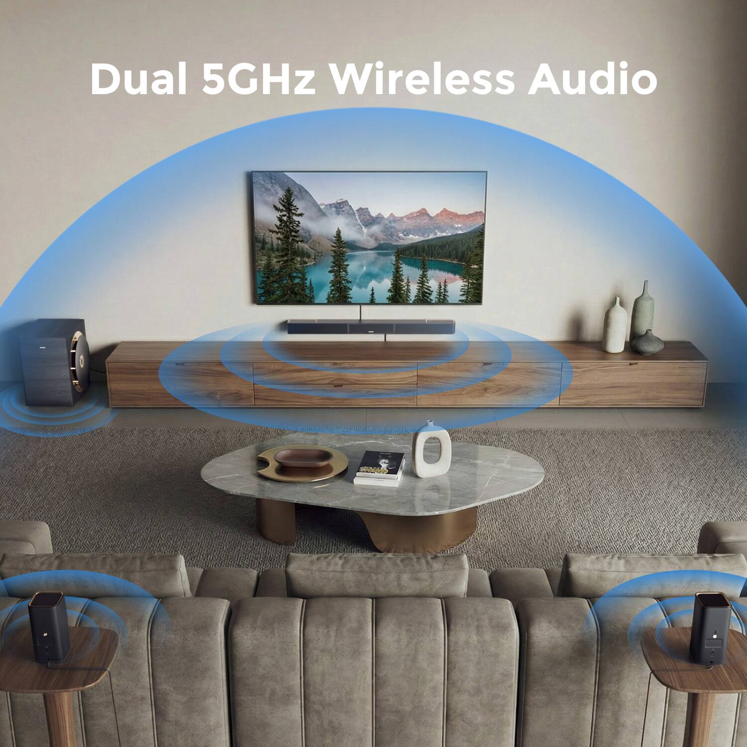 Dual 5GHz Wireless Audio