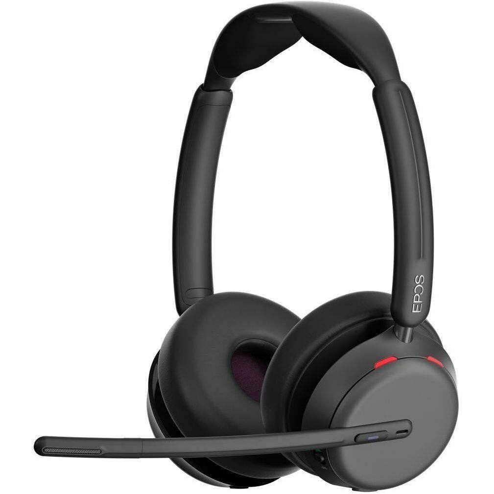 Alt View 3. EPOS - EPOS IMPACT 1000 Headset - Microsoft Teams Certification - Stereo - Wireless - Bluetooth - 98 ft - Over-the-head - Unknown.
