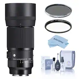 Bundle - SIGMA 105MM F2.8 ART DG DN MAC, SONY E