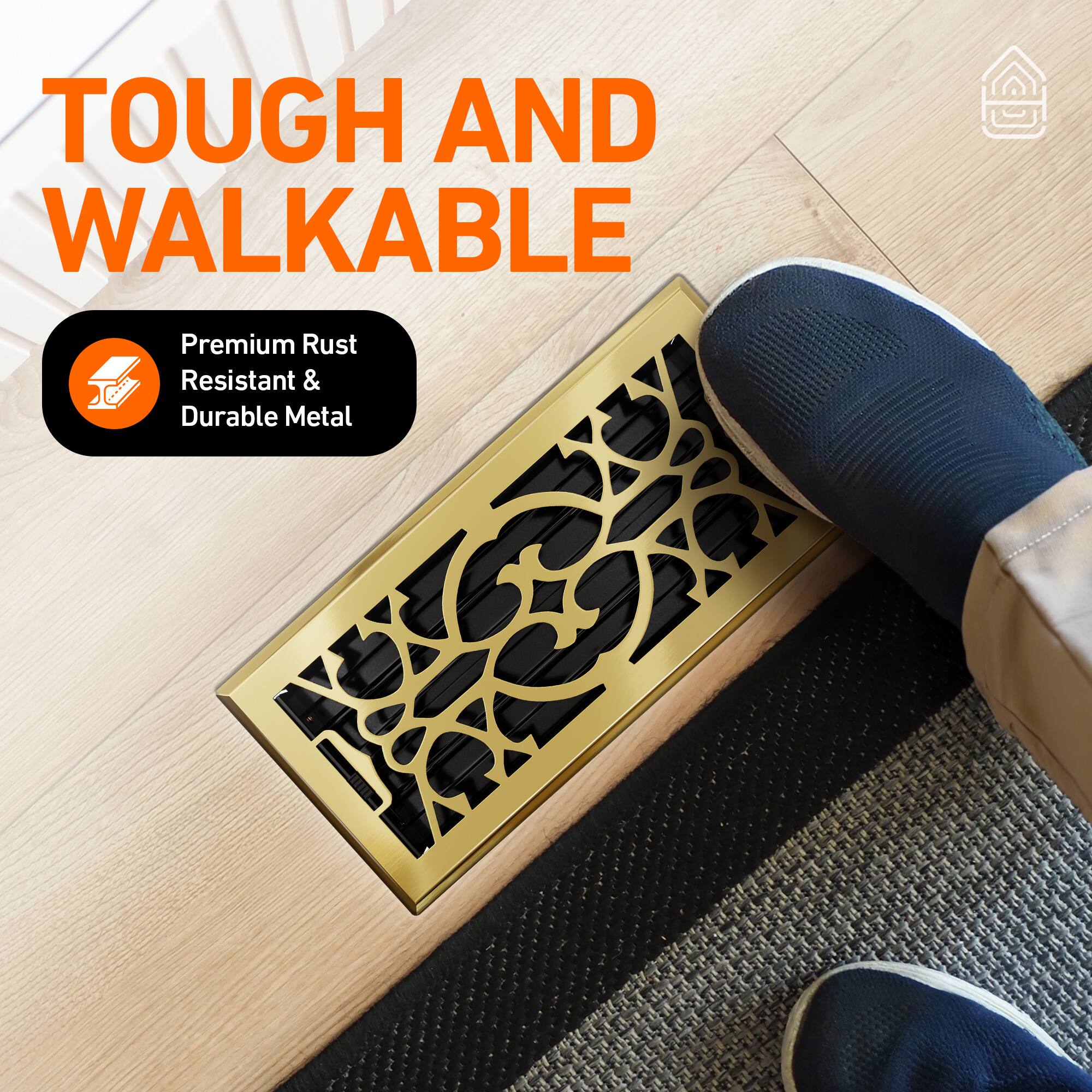 TOUGH AND WALKABLE

Premium Rust Resistant & Durable Metal