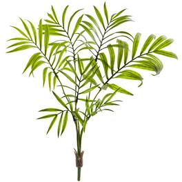 BreeBe - 15" Mini Areca Palm Bush (Set of 8) - Green