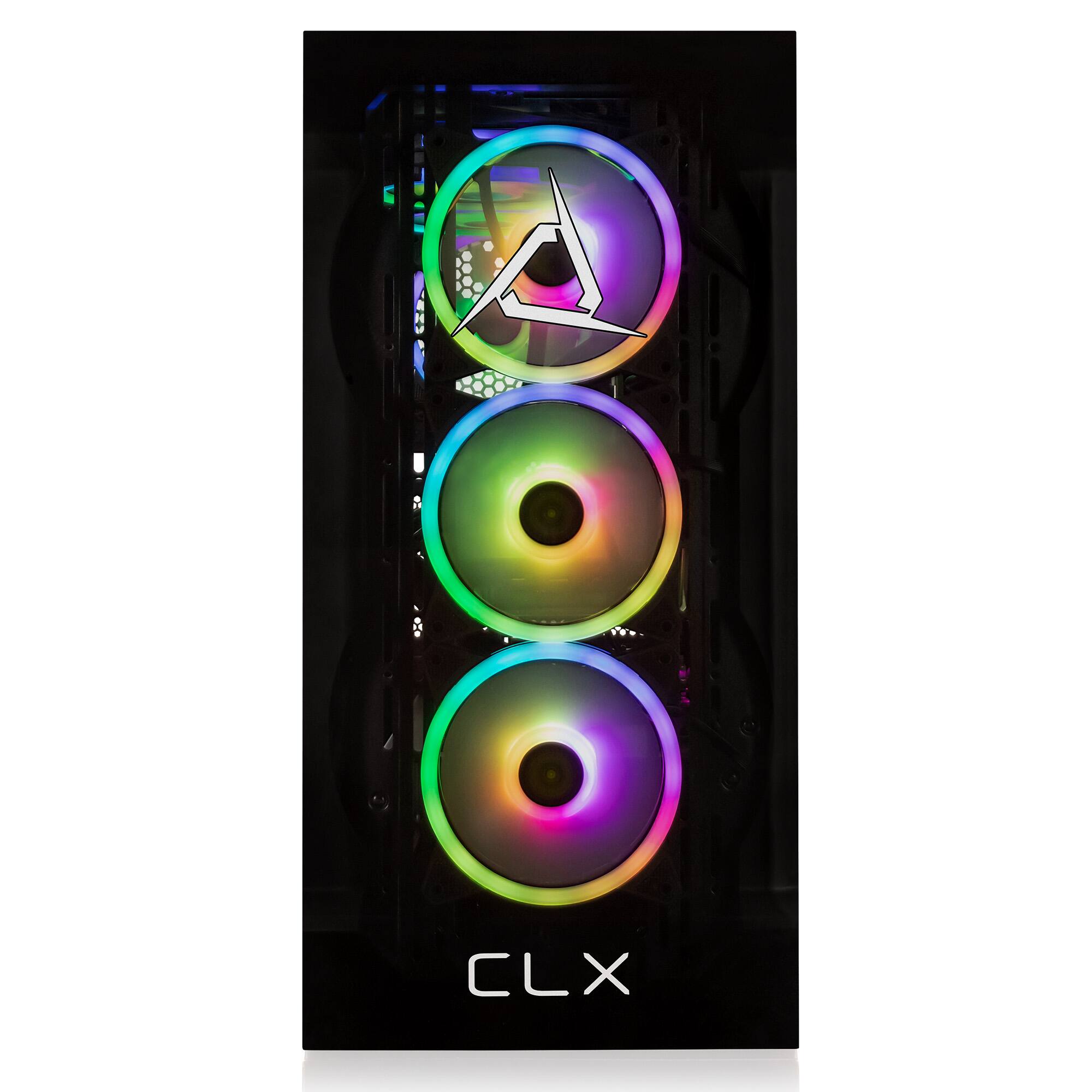 Back. CLX - SET Gaming Desktop - Intel Core Ultra 5 245KF - 32GB DDR5 5600 Memory - GeForce RTX 4060 - 2TB NVMe M.2 SSD - 4TB HDD - Black.