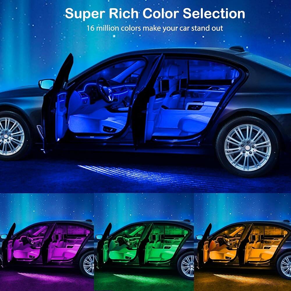 Super Rich Color Selection  
16 million colors make your car stand out