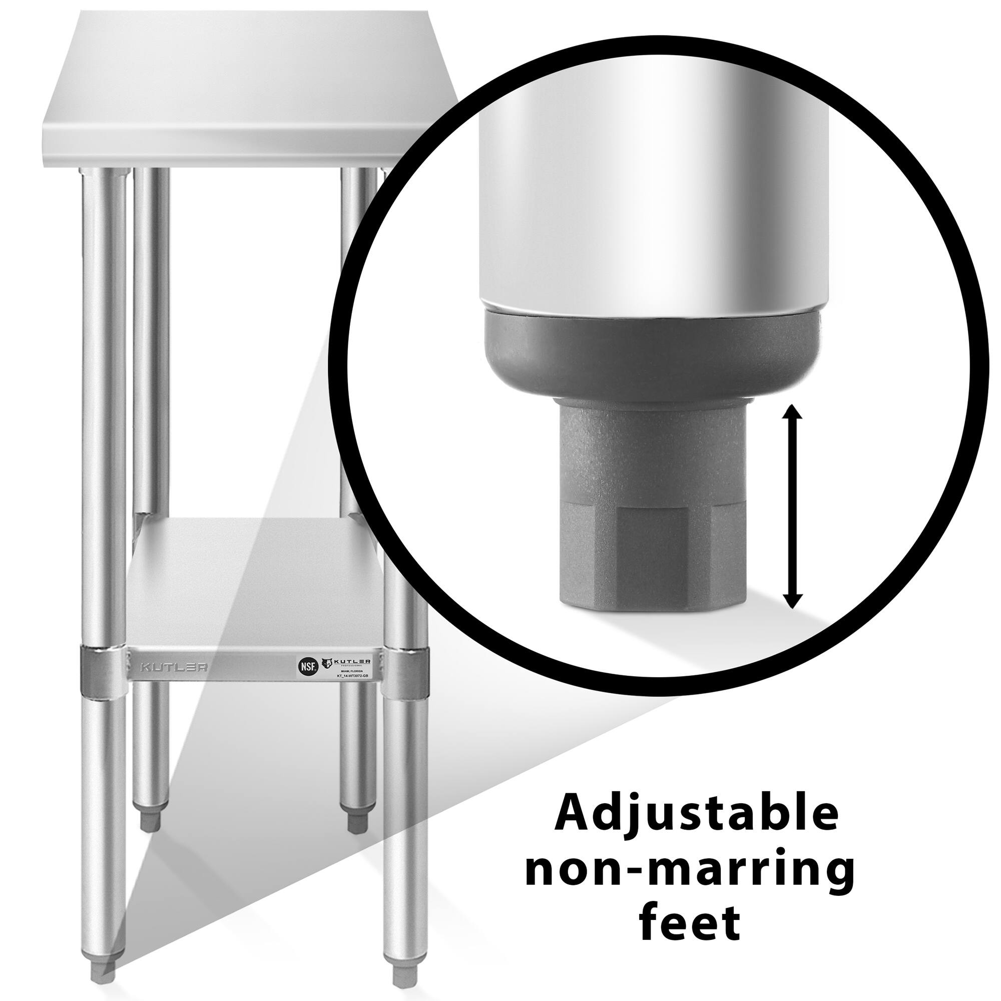 KUTLER NSI OIN.S :  
- Adjustable non-marring feet