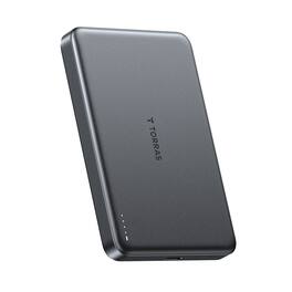 TORRAS - Minimag Pro 10,000mAh Qi2.2 Magnetic Wireless Power Bank – 25W Ultra-Fast Wireless Portable Charger, - Gray
