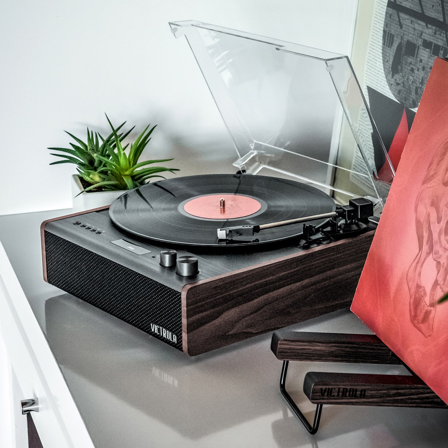 Alt View 21. Victrola - Eastwood Signature Hybrid Record Player - Espresso.