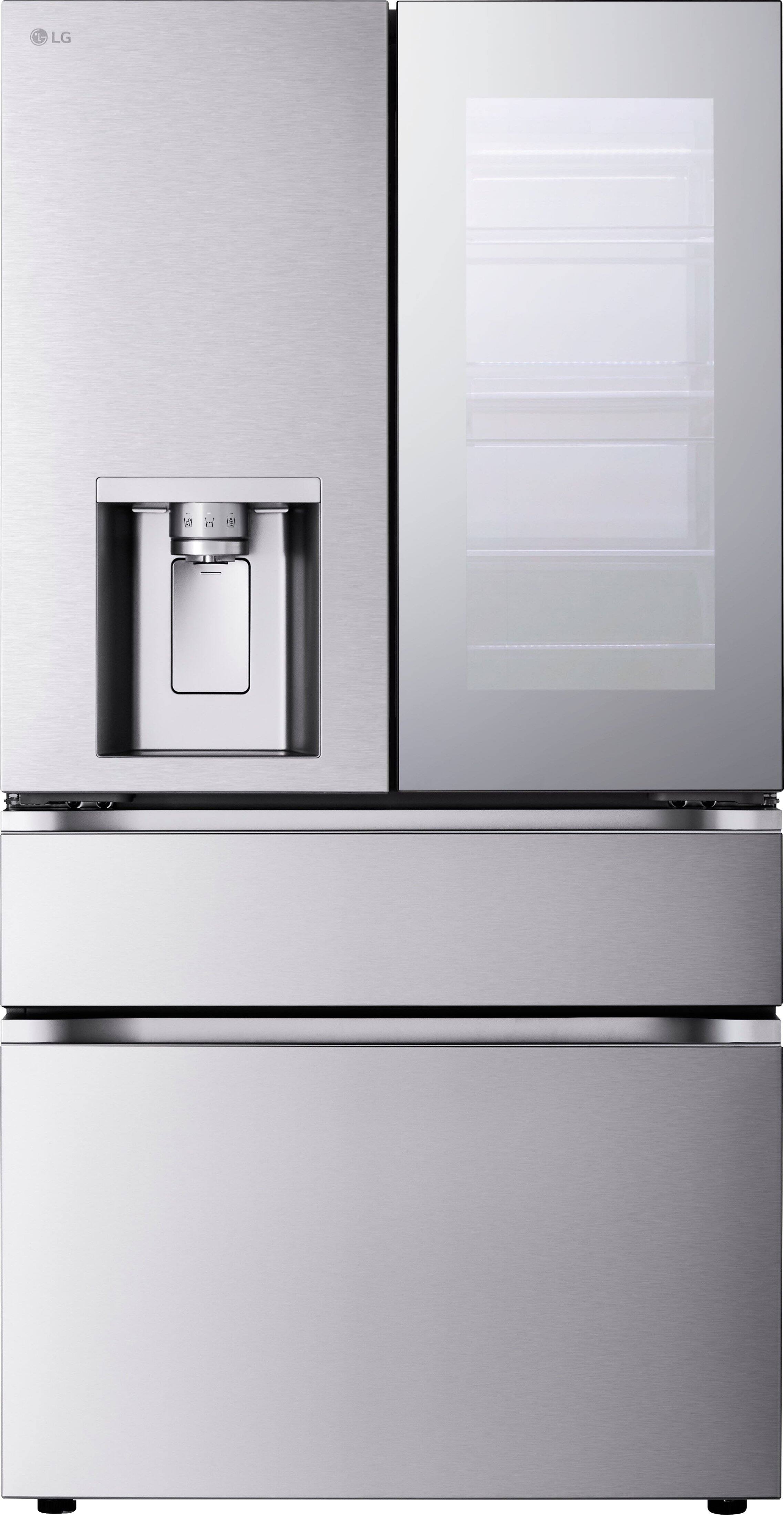 Alt View 9. LG - Standard-Depth MAX 28.6 Cu. Ft. French Door-in-Door Smart Refrigerator with Mini Craft Ice - PrintProof Stainless Steel.