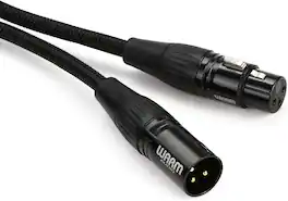 Warm Audio - 50 FT Premier Series Studio and Live XLR Cable, for Balanced Connections, with Double-Ruessen Shielding for Hi-Fi Sound