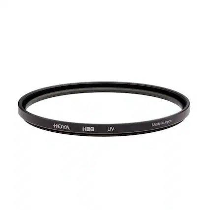 Front. Hoya - Hoya HD3 UV 62mm Low Profile Lens Protector Filter with Stain Resistant Top Coat.