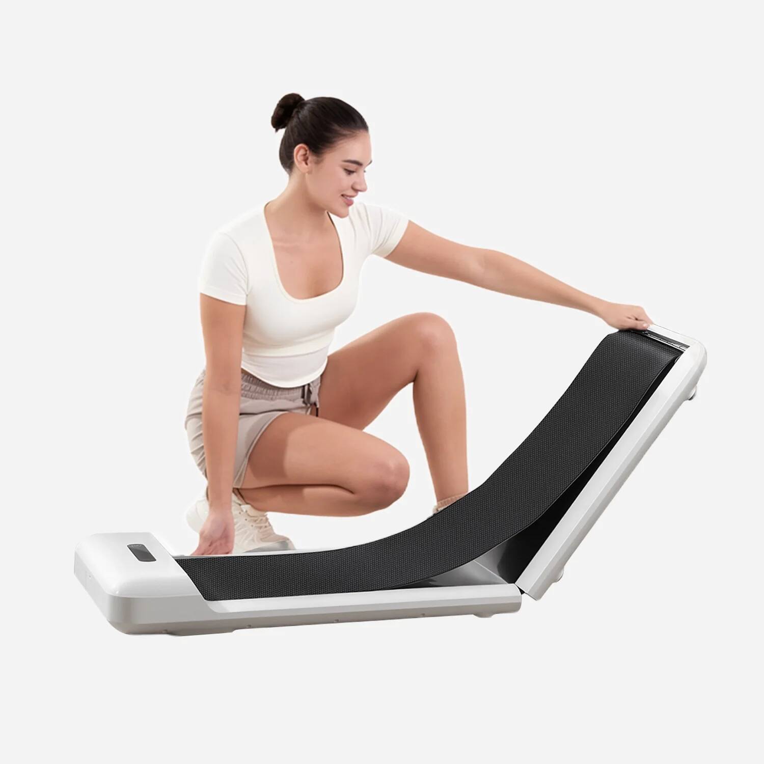 Alt View 2. WalkingPad - WALKINGPAD C2 FOLDABLE WALKING TREADMILL - White.