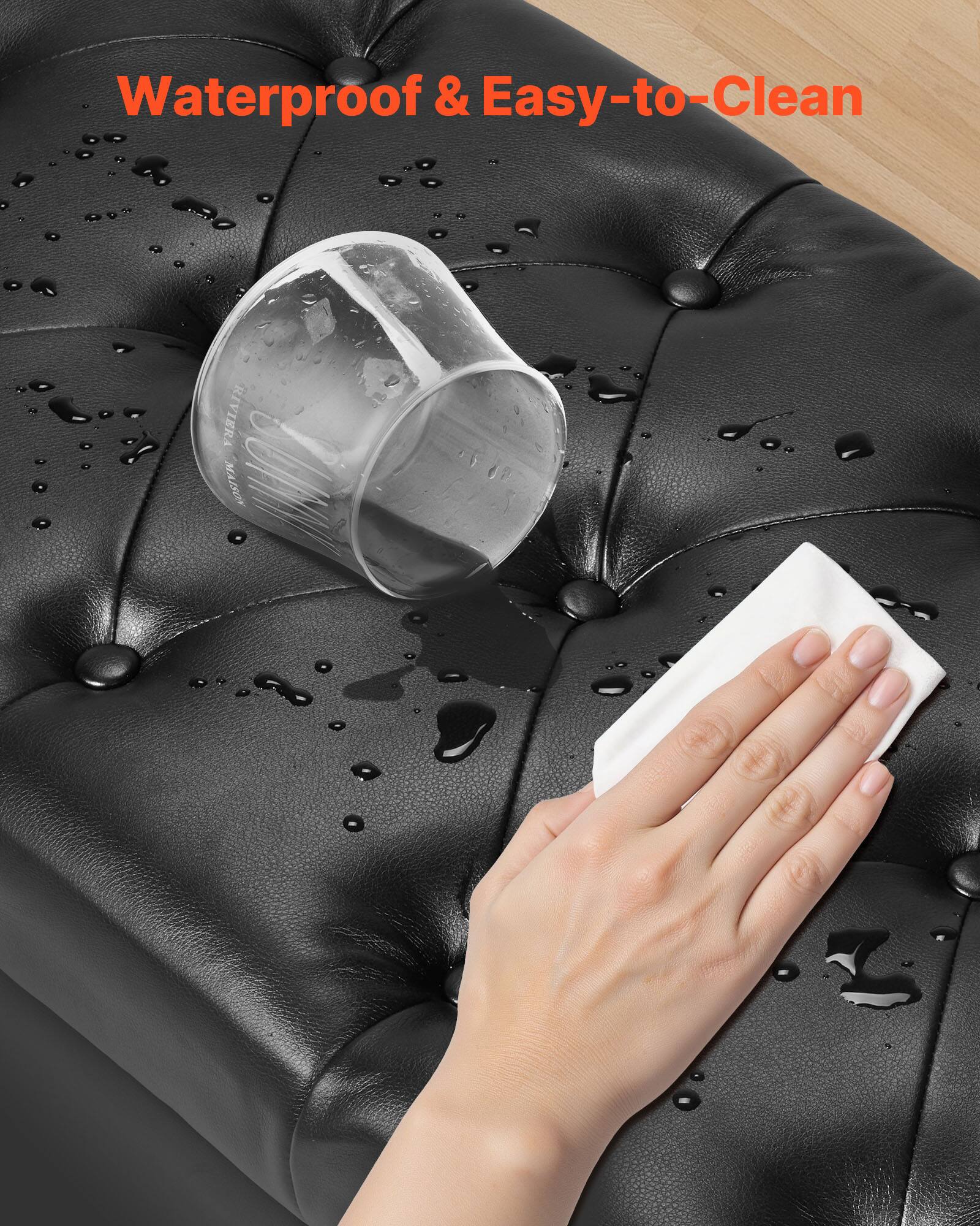 Waterproof & Easy-to-Clean