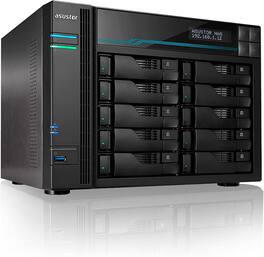 Asustor - Lockerstor 10 AS6510T 10 Bay NAS, Intel Atom Quad-Core Enterprise Network Attached Storage (Diskless)