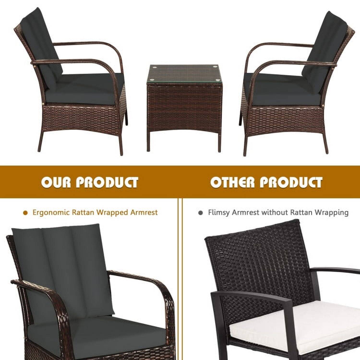 OUR PRODUCT  
- Ergonomic Rattan Wrapped Armrest  

OTHER PRODUCT  
- Flimsy Armrest without Rattan Wrapping