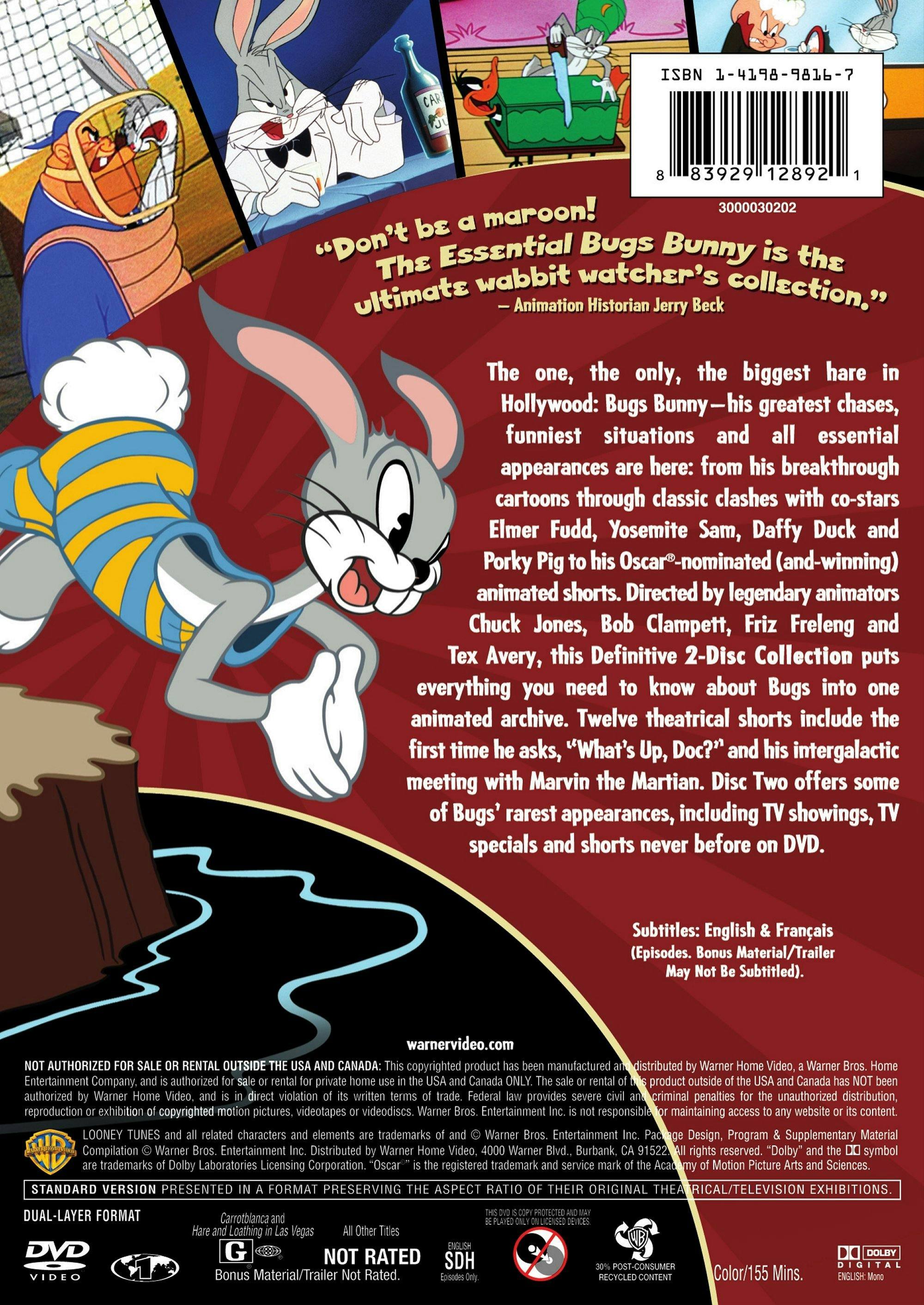 Angle. Bugs Bunny: The Essential Bugs Bunny [DVD].