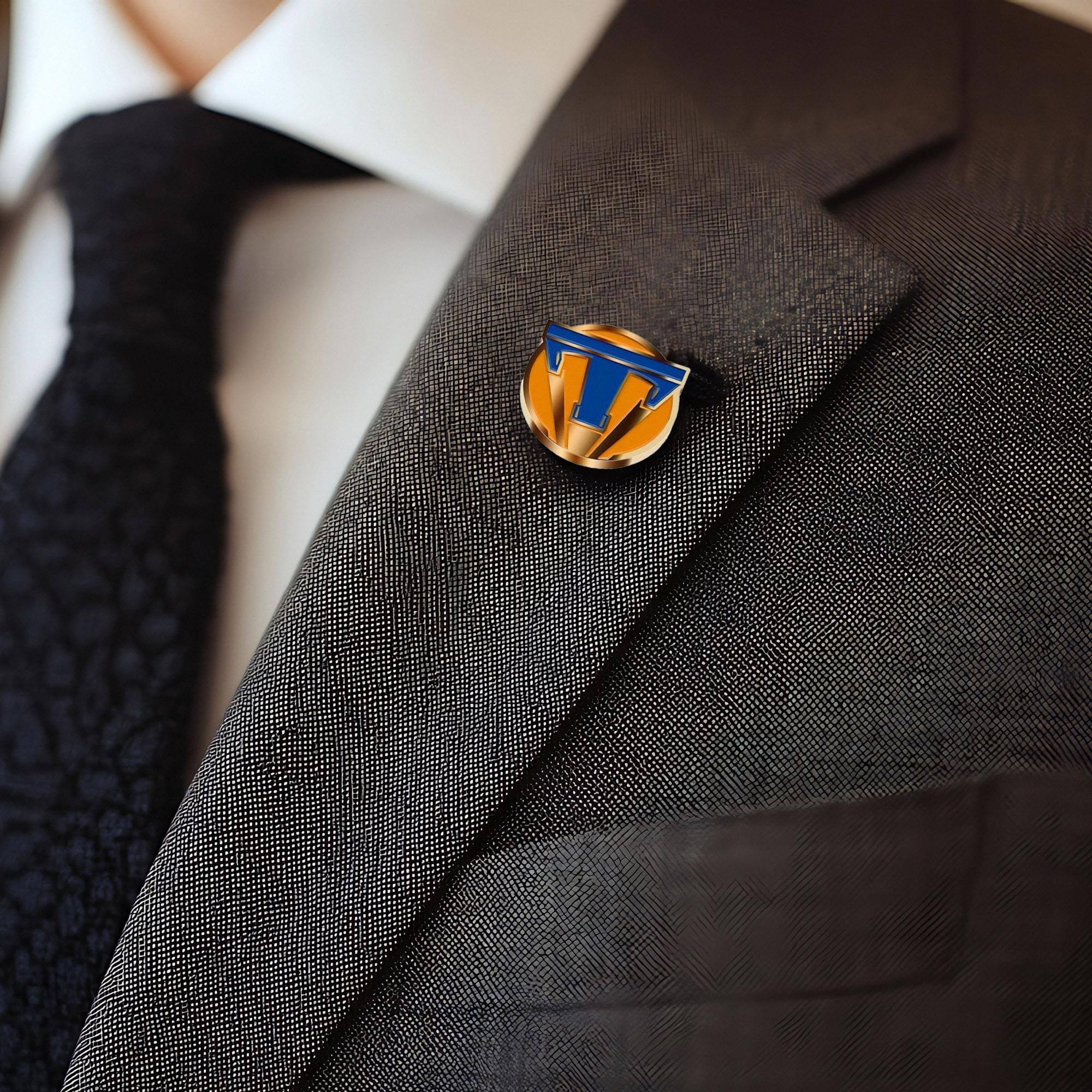 Alt View 10. Funko - Disney's Tomorrowland Metal Lapel Pin Style 1 - Gold.