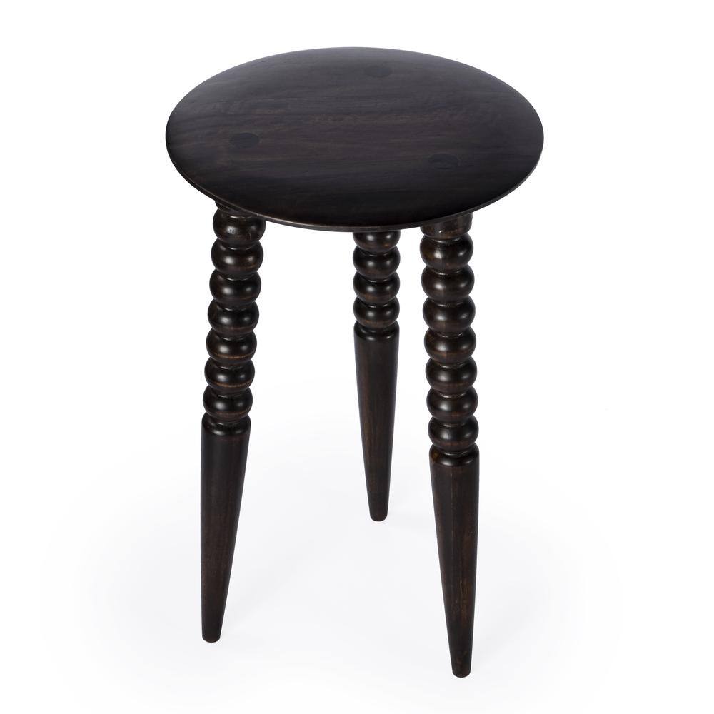 Alt View 3. Butler Specialty - Fluornoy Wood Side Table - Dark Brown.