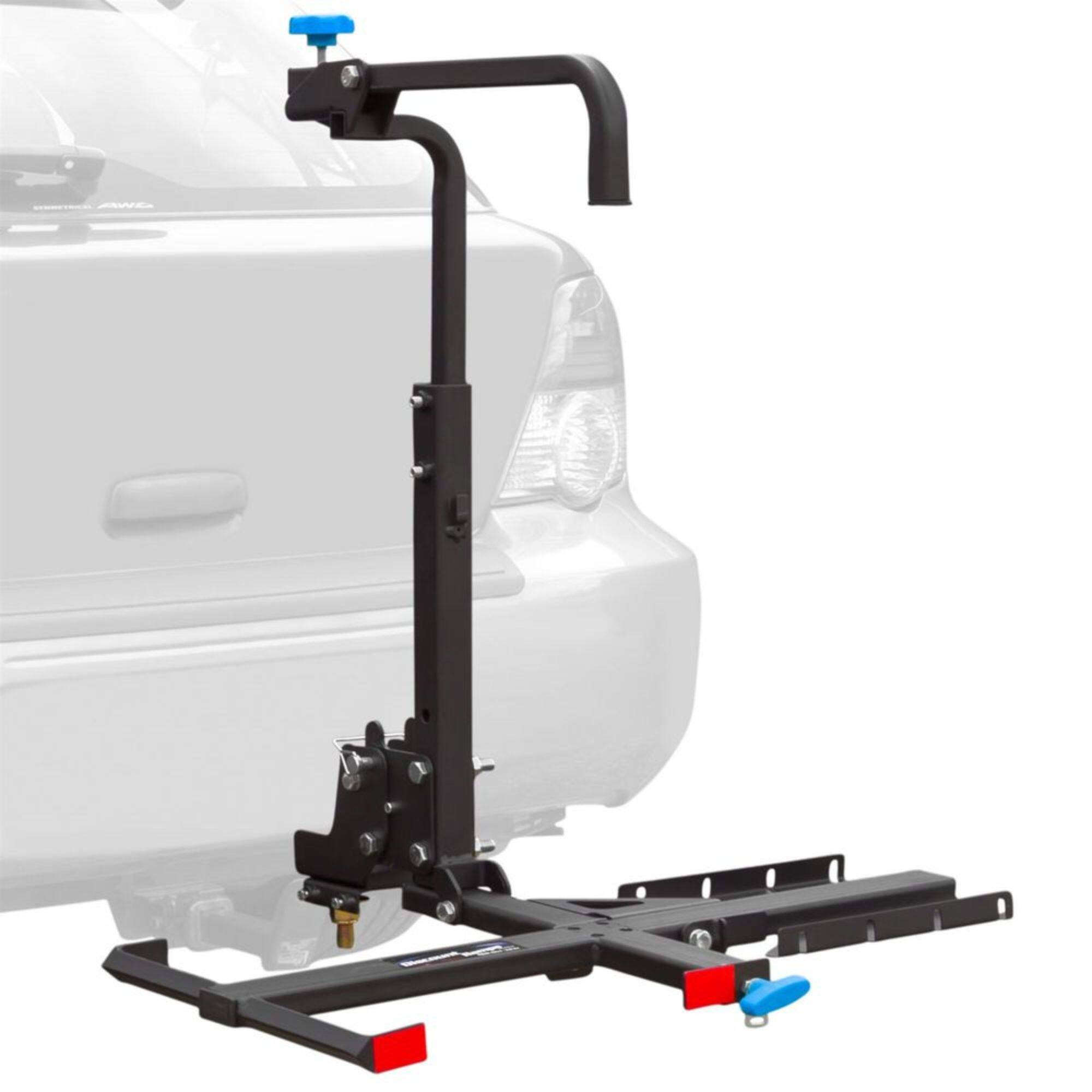 Alt View 1. Silver Spring - Silver Spring Foldable Manual Wheelchair Carrier Platform with Hitch Ball Mount - Black.