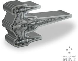 PopMarket - New Zealand Mint - The Mandalorian™ – The Mandalorian's N-1 Starfighter™ 1oz Silver Shaped Coin - Collectibles - Multicolor
