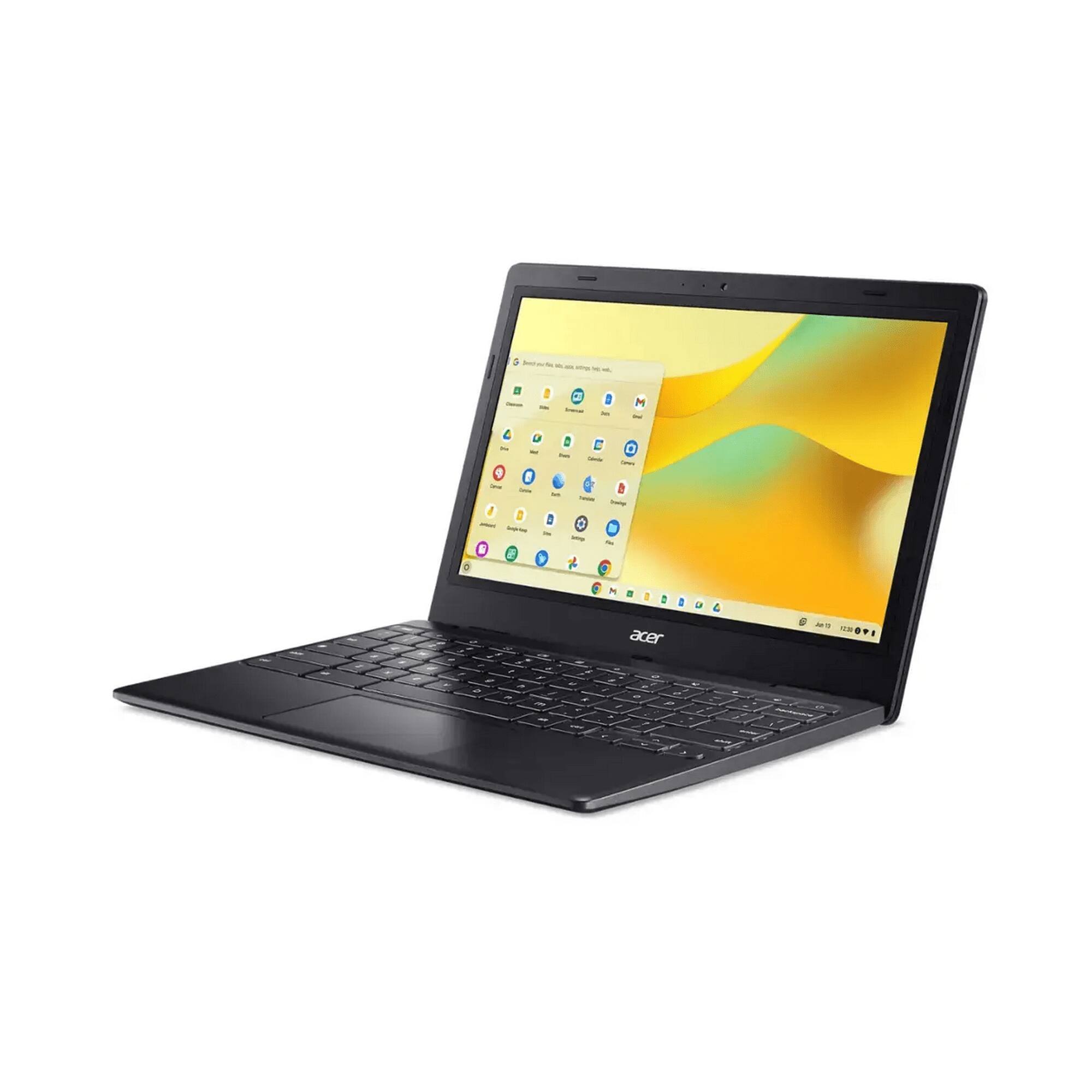 Left. Acer - Chromebook 311 Octa-Core ARM 4GB RAM 32GB SSD 11.6″ HD ChromeOS Lightweight Durable - Shale Black.