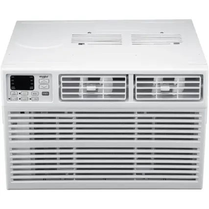 Front. Whirlpool - 1400 Sq. Ft. Window Air Conditioner - White.