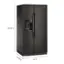The text on the image reads "Whepool 68-7/8" H 34-7/8"D 36" W." This information indicates that the refrigerator is a Whepool model with a height of 68-7/8 inches, a depth of 34-7/8 inches, and a width of 36 inches.