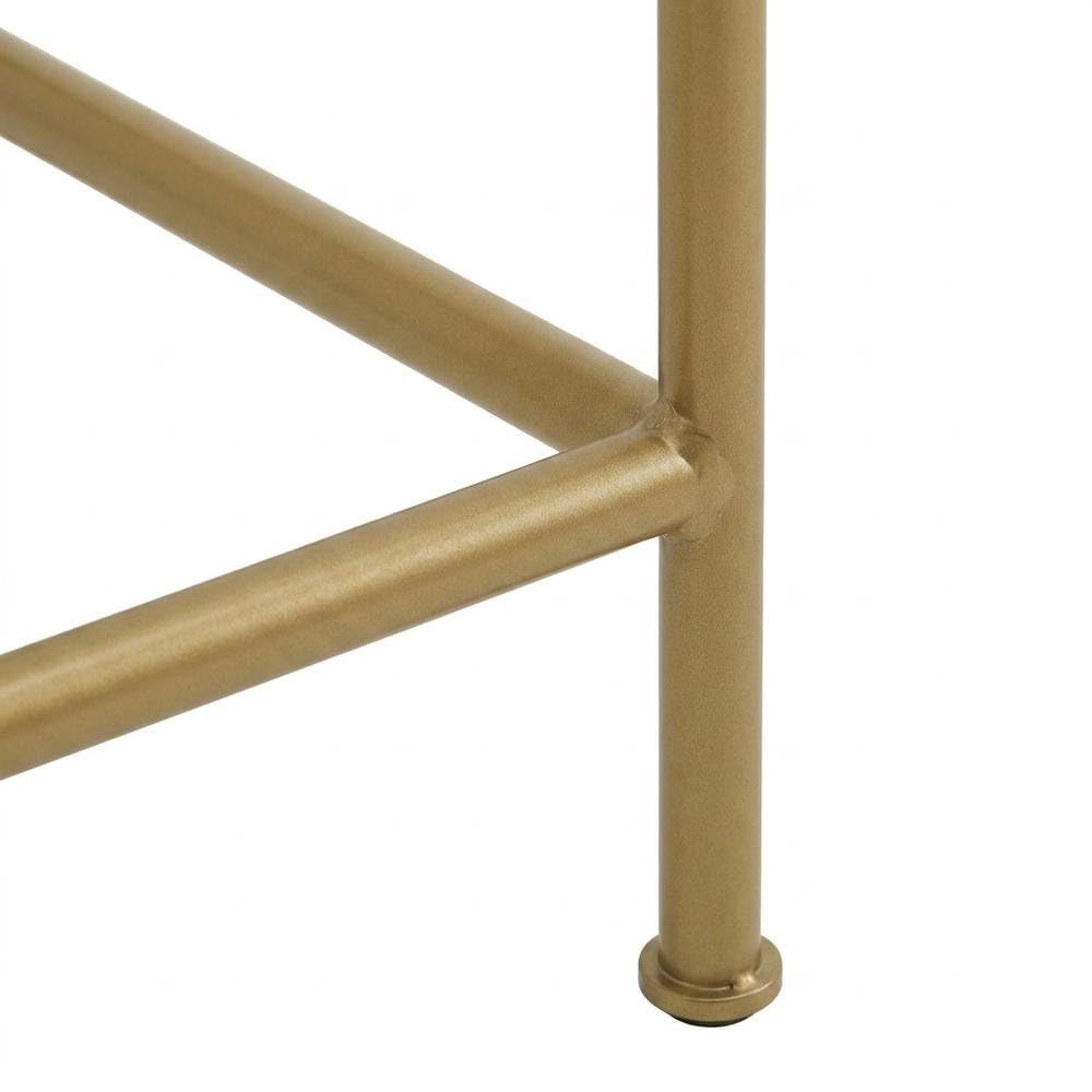 Alt View 2. FurniFact - Soft Gold Space Saver Bathroom Vanity with Anti-Tip Hardware - Soft Gold.