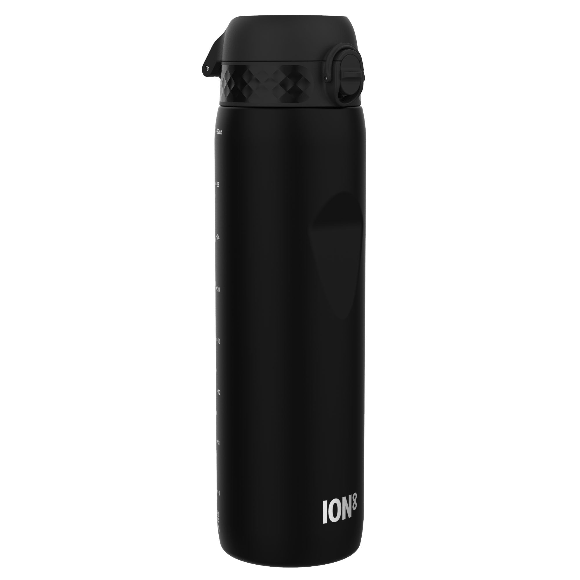 Front. Ion8 - BPA Free Recyclon Water Bottle - 32oz - Black.