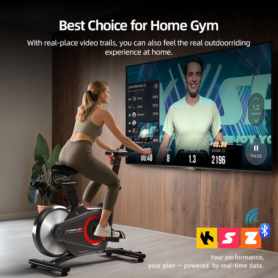 Best Choice for Home Gym

With real-place video trails, you can also feel the real outdoor riding experience at home.

LEADERBOARD
1. Jhon_toae 3453
2. Flote 3232
3. Cmamm 2734

1.2 Speed

06:48

8

1.3

+43.80

2196

PAUSE

Your performance, your plan — powered by real-time data.
