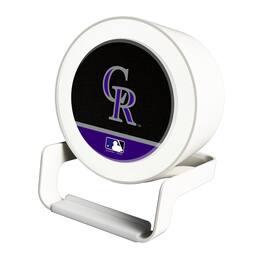 Keyscaper - Colorado Rockies Night Light Wireless Charger And Bluetooth Speaker - Multicolor