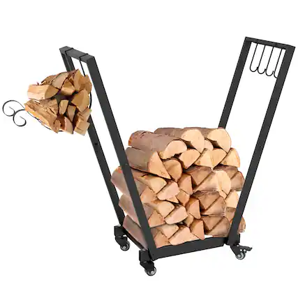 firewood holder black - Best Buy