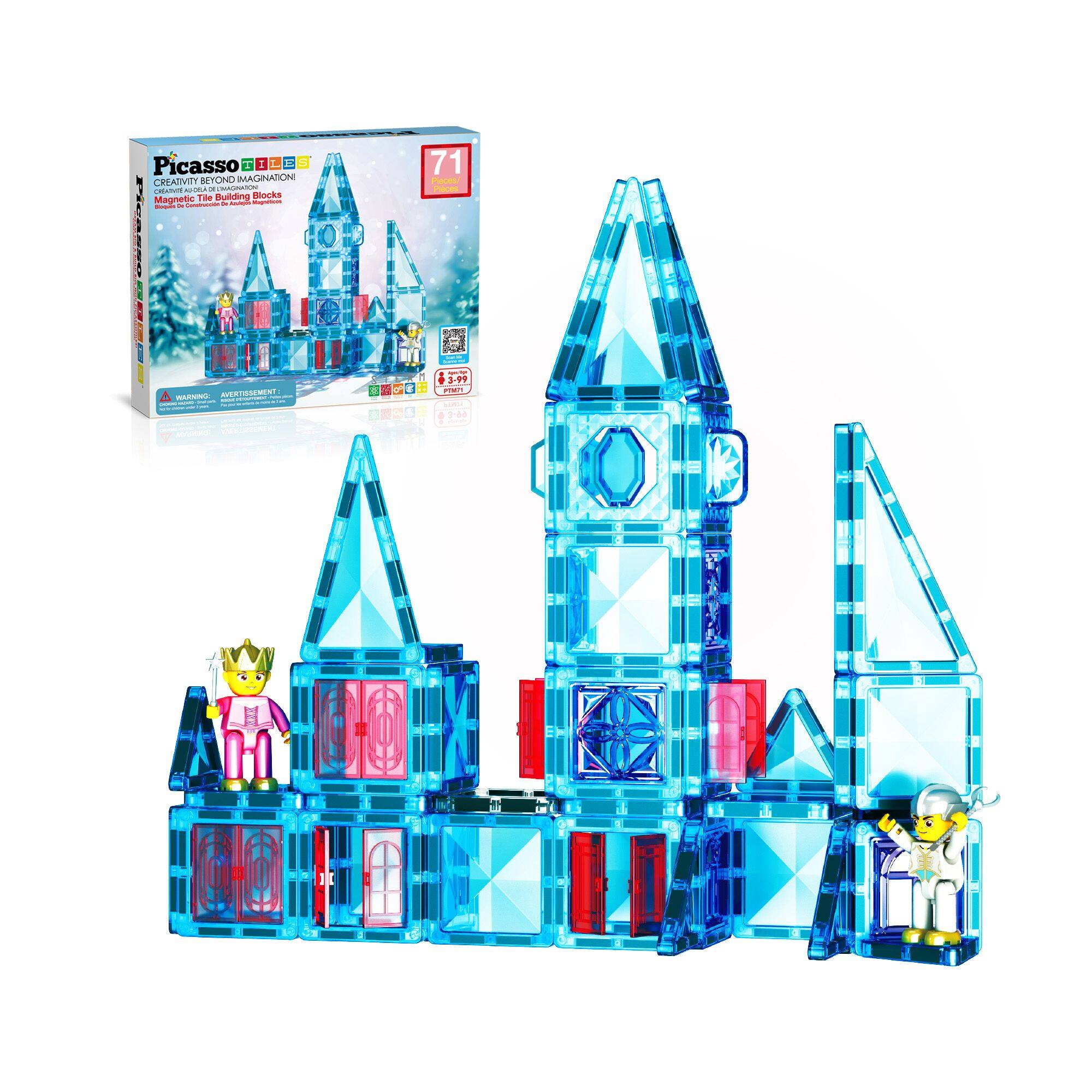 PicassoTiles - PICASSO-TILES Magnetic Tiles For Kids, 71PCS Construction STEM Building Blocks Educational Toy, Travel Size - Multicolor price history on PriceWatchPro