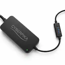 Cyberpika - Smart eBike Charger for 52V Lithium-Ion Batteries – 58.8V 3A Fast Charger with Adjustable 80%/100% Charging