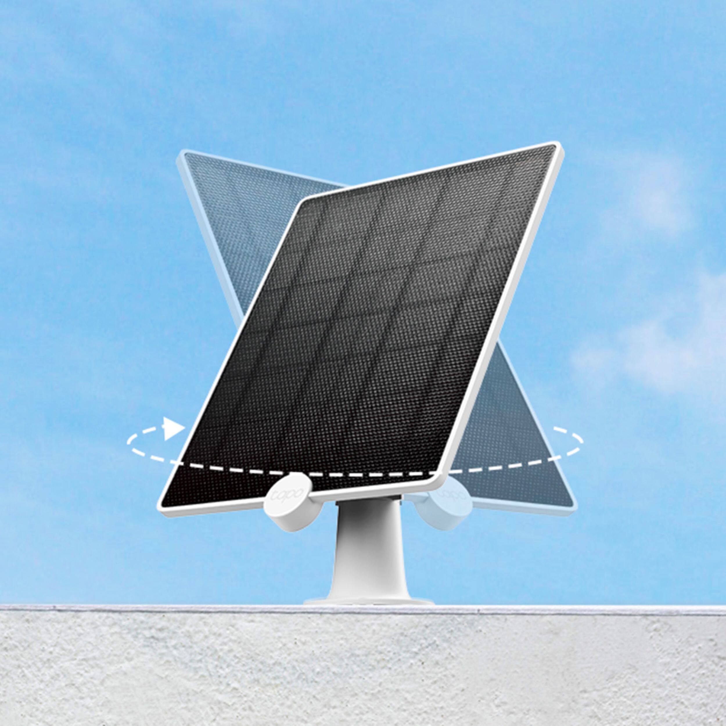 Alt View Zoom 11. TP-Link - Tapo Mountable Solar Panel for Tapo Home Security Cameras - White.