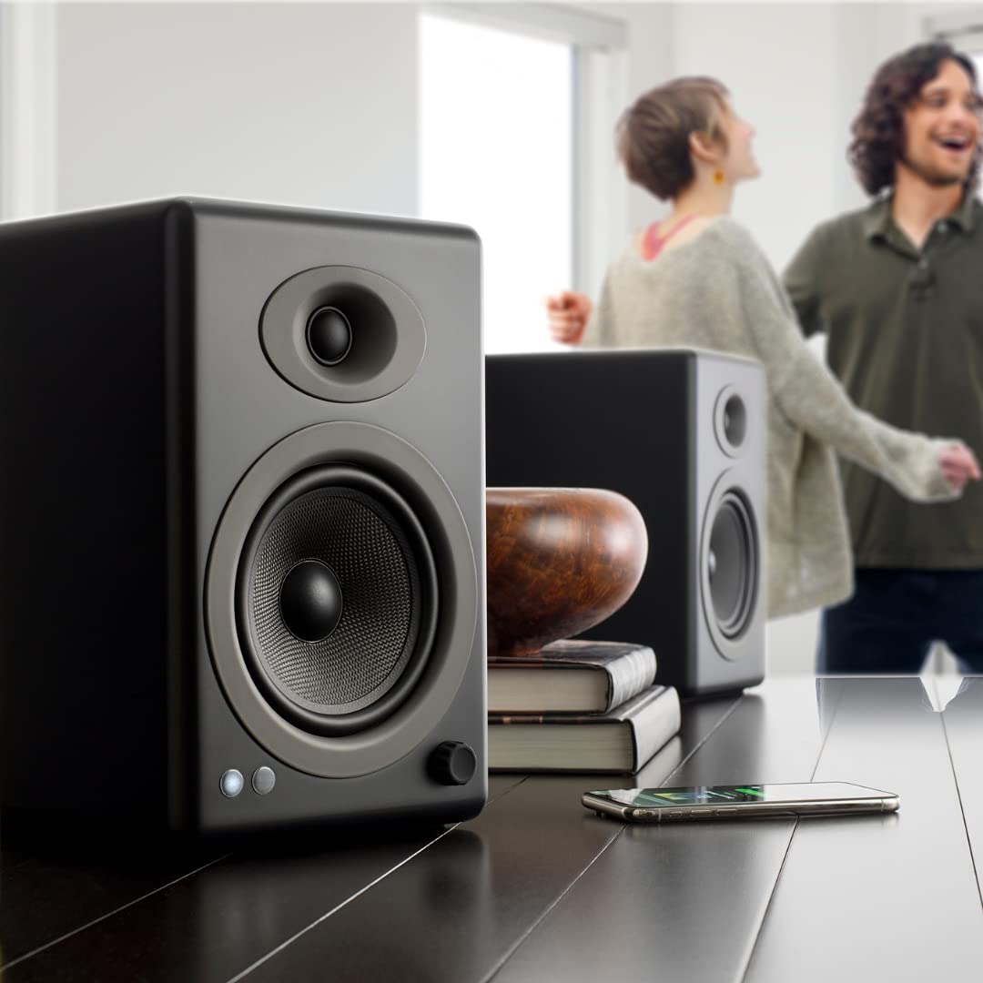 Audioengine A5+ Home Music System w/ Bluetooth aptX HD Black A5+BT