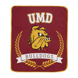 Pegasus - Minnesota Duluth Bulldogs 50" x 60" University Crest Ultra Soft Blanket - Multicolor