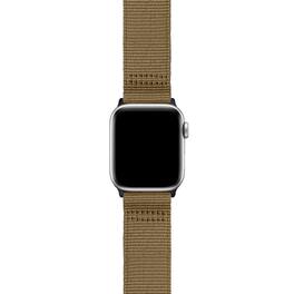 StrapsCo - Pro Seatbelt Strap Nylon Watch Band For Apple Watch - 40mm/41mm/42mm (Short-Medium) - Camel