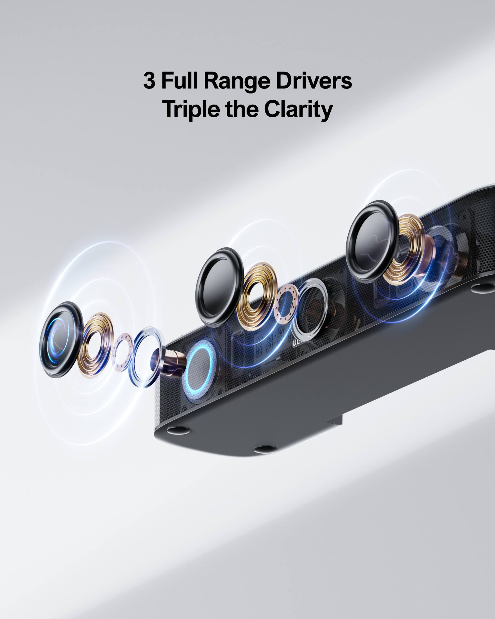3 Full Range Drivers Triple the Clarity