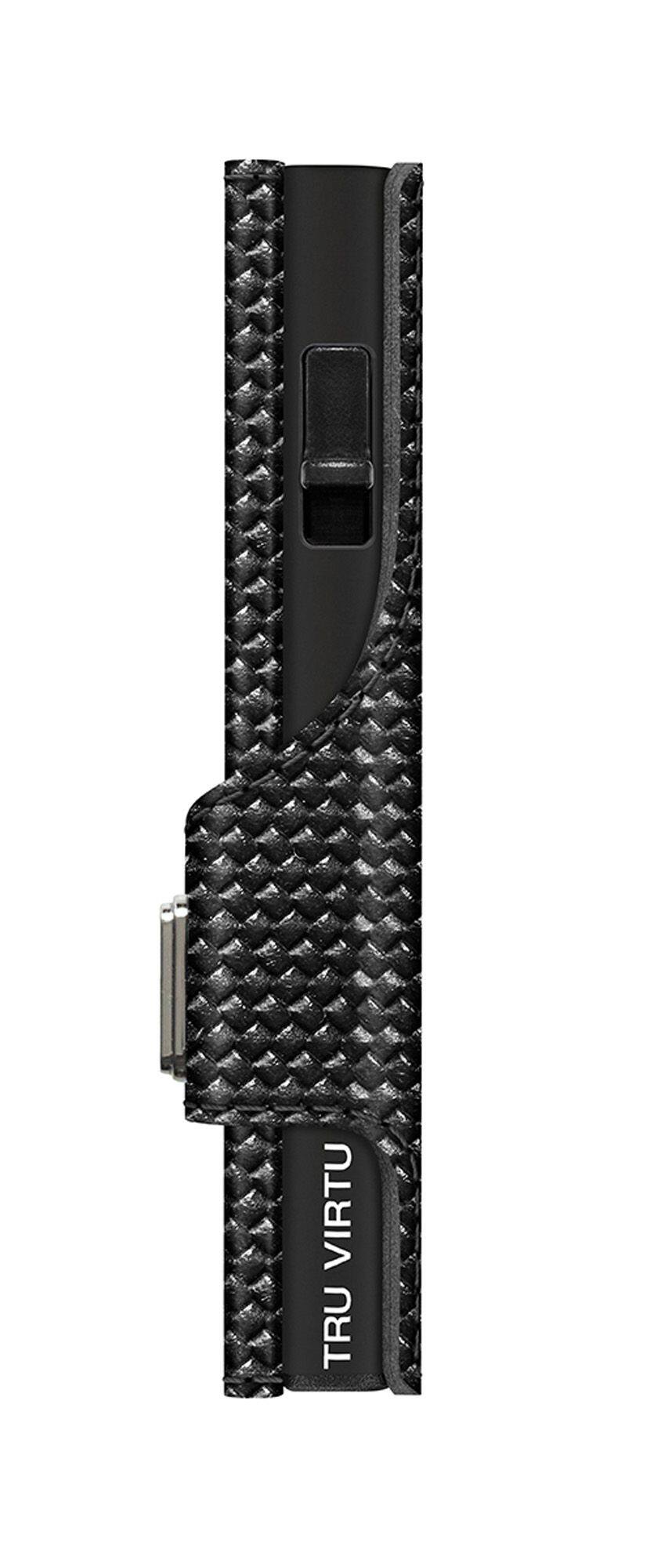 Tru Virtu CLICK & SLIDE Diagonal Wallet Carbon/Black - Best Buy