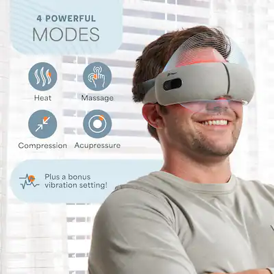LifePro Heated Eye Massager with Vibration Cordless Eye Mask for Migraines and Relaxation Gray LP-OCLX-GRY - Best Buy LifePro Heated Eye Massager with Vibration Cordless Eye Mask for Migraines and Relaxation Gray LP-OCLX-GRY - Best Buy