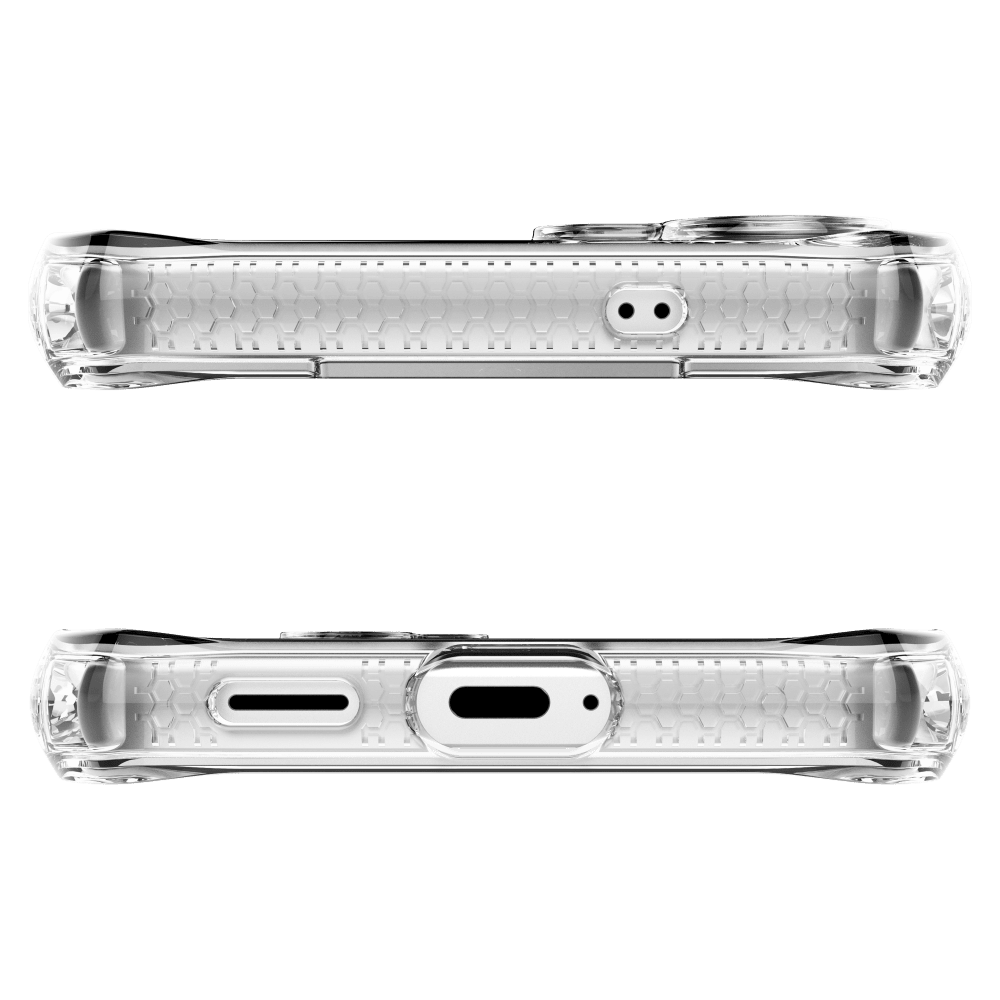 Alt View 3. Itskins - SPECTRUM R // CLEAR Case for Samsung Galaxy S25 FE - Clear.