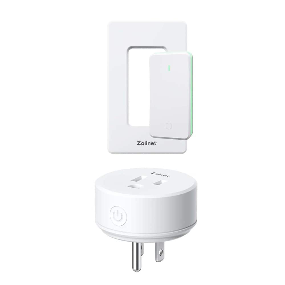 MOSZAR LLC - Wireless Control Outlet Plug – 15A/1500W, 300 ft Range - White