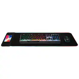 iLive - Extra Large Gaming Mouse Pad with Wireless Charger, IAMQ212B - Black