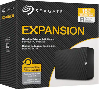 Seagate Expansion 20TB External USB 3.0 Desktop Hard Drive with Seagate Expansion 20TB External USB 3.0 Desktop Hard Drive with