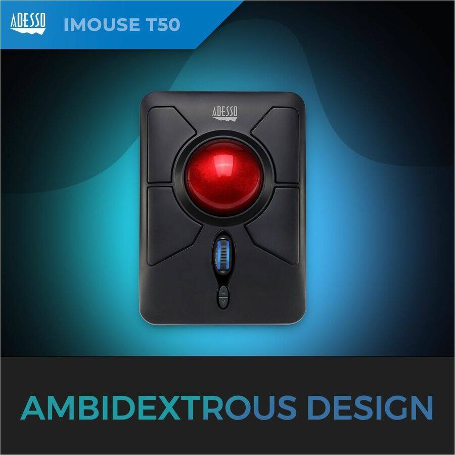 ADESSO IMOUSE T50  
AMBIDEXTROUS DESIGN