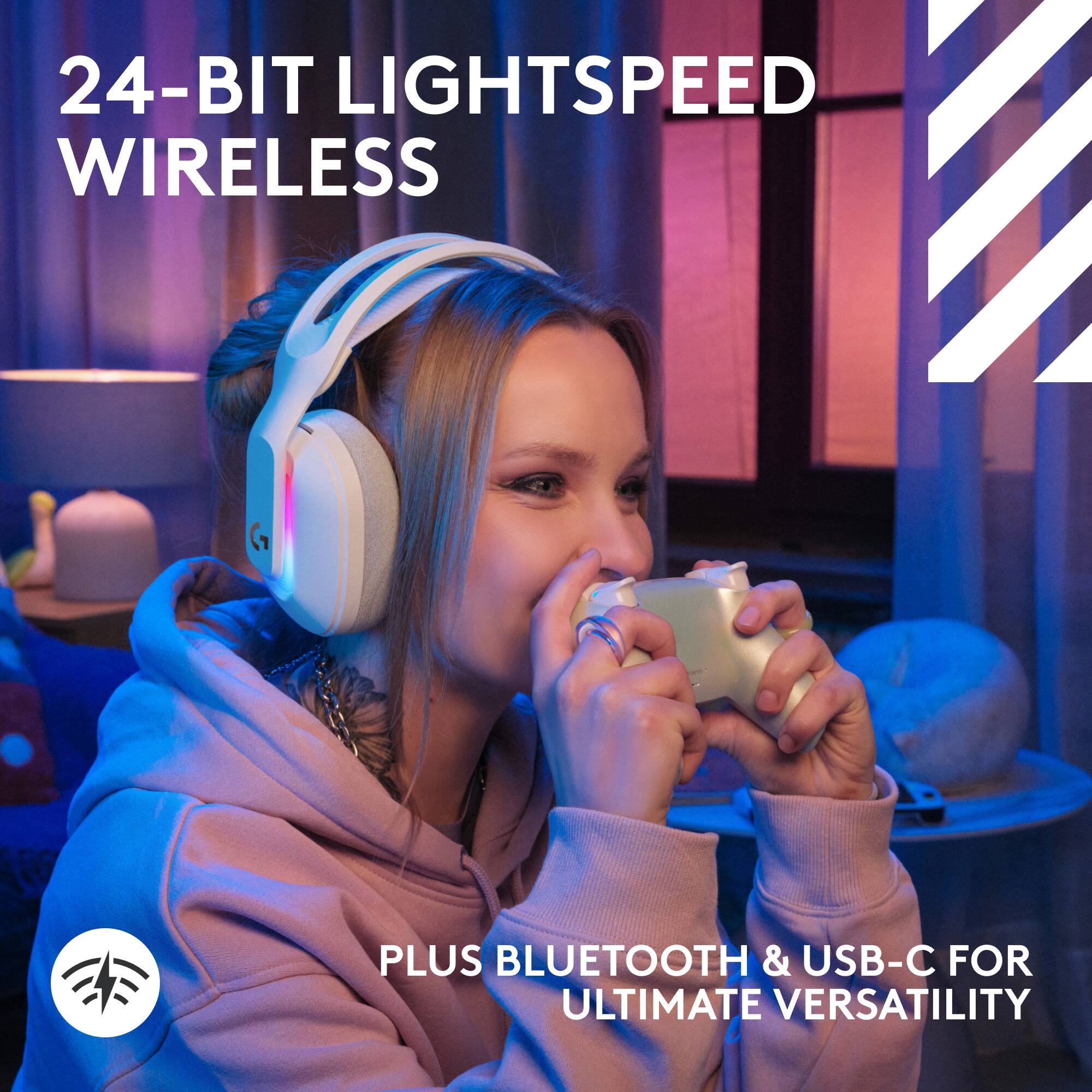 24-BIT LIGHTSPEED WIRELESS PLUS BLUETOOTH & USB-C FOR ULTIMATE VERSATILITY