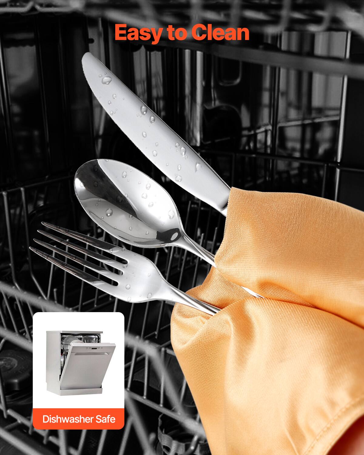 Easy to Clean  
Dishwasher Safe